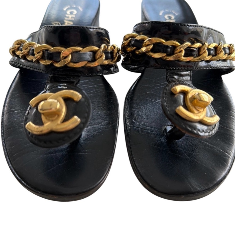 Chanel Turnlock Sandals - Picture 2 of 4